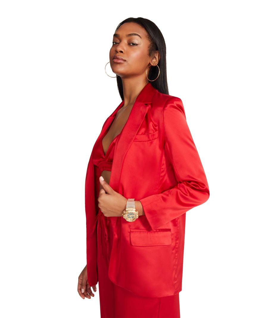 Red Steve Madden Audrey Women's Jackets | PH 8912ZYV